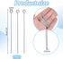 PH PandaHall About 205 Pcs 304 Stainless Steel Head Pins Findings Eye Pin Length 1.5 Inch 23-Gauge for Jewelry Making...