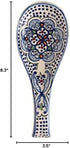 Quadow Spoon Holder/ Spoon Rest Ceramic Blue and White Hand Crafted and Hand Painted Northern African Design...