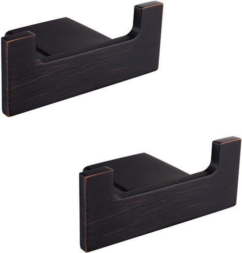 RANDOM Double Towel Hooks for Bathroom Wall Hook Heavy Duty Coat Robe Clothes Towel Sponges Hooks Holder SUS304 Stainless Steel Wall Mount Bathroo...