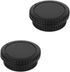 2 Pack Rear Lens Cap and Camera Body Cap Cover Kit for Canon EF EF-S Mount Camera EOS T7 T6 T5 T4i T5i T6i T6s T7i SL1 SL2 SL3 60D 70D 80D 5D Mark...