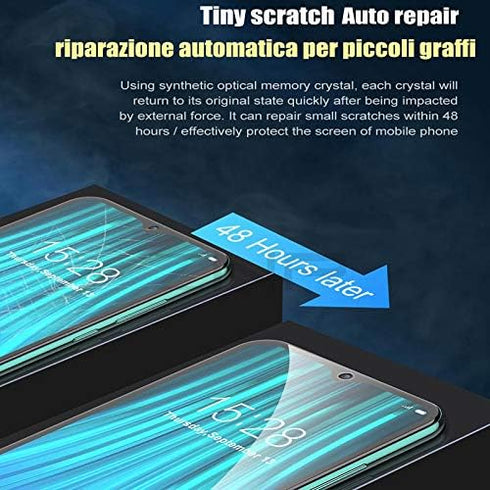 High Sensitivity Hydrogel Screen Protector for Motorola Edge 30 Fusion, 2 Pieces Transparent Soft TPU Protective Film (NOT Tempered Glass) [Finger...