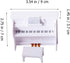 Piano Keyboard Toy for Kids Dollhouse Piano Model Miniature Stool Musical Educational Toy for Micro Landscape Fairy Garden White...