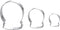 Christmas Winter Snow Globe Cookie Cutter Set - 3 Pieces In Graduated Size - Stainless Steel...