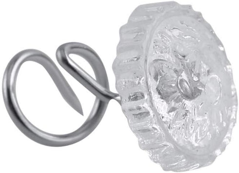 Sowaka 60 Pcs Twist Pins Upholstery Clear Heads Slip Cover Fasteners Headliner Pins for Sofa Car Van Home Furniture Hold Bed Skirt (60 pcs)...