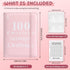 100 Envelopes Money Saving Challenge, Budget Binder Book with Cash Envelopes A5 Money Organizer Planner 2024 Cash Stuffing Binder Wallet Money Sav...