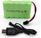 6V aa Battery Pack,Upgrade 2400mAh Rechargeable Batteries Pack,Ni NH Battery with Charge Cable,SM 2P Plug for RC Truck Cars...
