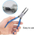 Fuel Line Plier Carbon Steel Car Fuel Line Removal Plier Anti-rust Joint Clamping Plier for Loosen Connections on Fuel Lines...