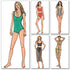 BUTTERICK PATTERNS B4526 Misses' Swimsuit and Wrap, Size EE (14-16-18-20)...
