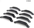 8 PCs Vintage Style Seashell Shaped Pulls - Cup Pulls - Drawer Handles Pulls with Black Finish - 3-17/64-in Length by 1-19/64-in Height...