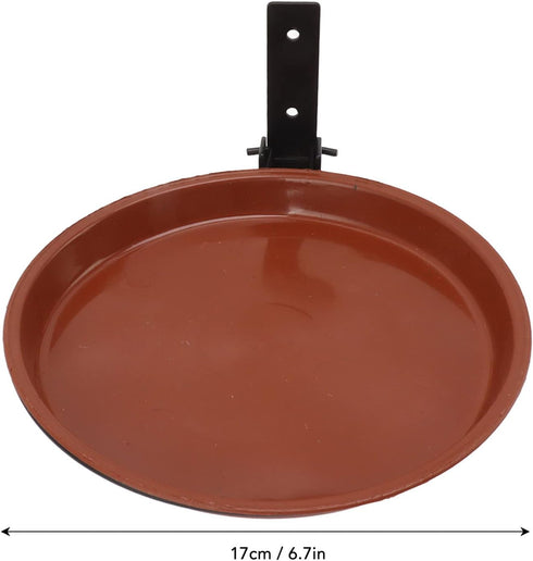 TOPINCN Tree Mount Bird Tray, Tree Mounted Bird Feeder Easy to Install for Backyard (2 Pot and 2 Bracket)...