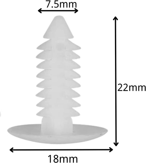 Vapor Barrier for Crawlspace 100Pcs Christmas Tree Fasteners Crawlspace Vapor Barrier Foundation Push Pins 1 Inch...