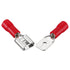 Baomain Male & Female quick disconnects Vinyl Insulated Spade Wire Connector Electrical Crimp Terminal 22-16 AWG 6.3mm Red Pack of 100...