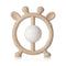 Ali+Oli Baby Teether & Rattle (Taupe Giraffe) Baby Teething Relief, Silicone Teethers for Babies 3+ Months, Baby Teething Toys w/Multi-Textured Su...