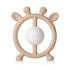 Ali+Oli Baby Teether & Rattle (Taupe Giraffe) Baby Teething Relief, Silicone Teethers for Babies 3+ Months, Baby Teething Toys w/Multi-Textured Su...