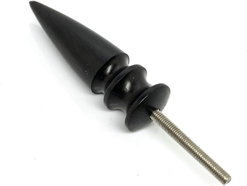 2Stlye Ebony Leather Burnisher/Electric Polished Head Leather Tools/Leather Slicker Tool Drill Sets for Dremel Rotary Tools (2 Stlye)...