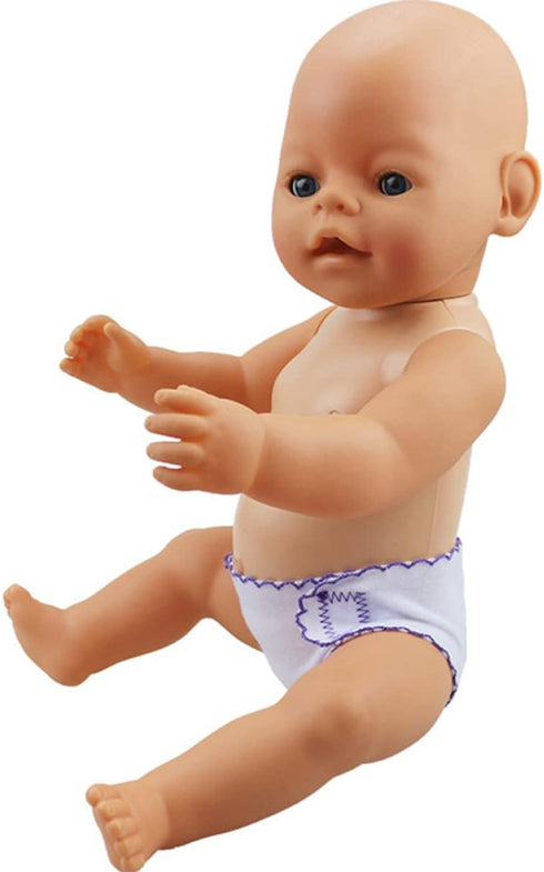 Toyvian 6pcs Doll Diapers baby doll diaper bag baby doll accessories doll underwear Reusable DIY Diaper...