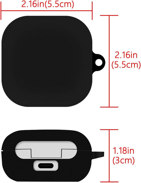 Geekria Silicone Case Cover Compatible with Samsung Galaxy Buds Live True Wireless Earbuds, Earphones Skin, Protective Carrying Case with Keychain...