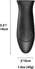 6Pcs Silicone Pot Pan Handle Sleeve, Cast Iron Pot Pan Handle Covers, Dishwasher Safe Heat Resistant Hot Handle Holder 4 Pcs Sleeves 2 Pcs Handle ...