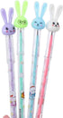Cute Bunny Sharpening Pencils, with Replacable Refills,Stackable Pencils, Cute Rabbit Pencils...