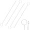 4PCS Loop Turner Tool for Sewing Tool & Silicone Beads, Knot-Grippers-Tool & Drawstring Threader Tool, Crochet Sewing Concepts& Tongue Crochet Too...