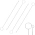4PCS Loop Turner Tool for Sewing Tool & Silicone Beads, Knot-Grippers-Tool & Drawstring Threader Tool, Crochet Sewing Concepts& Tongue Crochet Too...