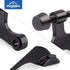 HOMOTEK 12 Pack Hinge Pin Black Door Stopper,Adjustable Deluxe Heavy Duty Door Stopper 2-1/2"x1-3/4”,with Black Rubber Bumper Tips...
