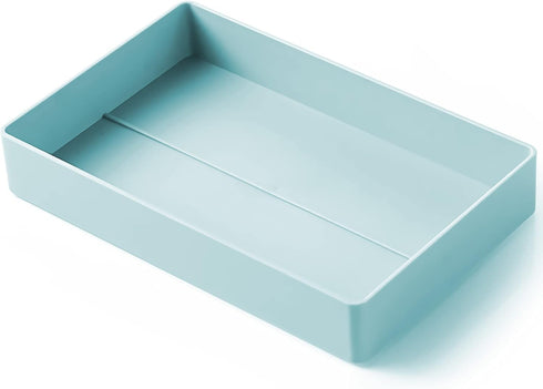 Plastic Desk Organizer Accessories, Stackable Accessory Tray, for Home or Office Use. (Blue - Accessory Tray)...