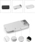 2Pcs Dental Floss Portable Case, Metal Rectangular Sliding Floss boxes Small Tins with Lids for Travel, Portable Travel Floss Box, Convenient Dent...