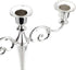 OwnMy 3 Arms Metal Candelabra Candlestick Silver European Elegant Candle Holder Candle Stand for Wedding Dining Table Christmas Party Home Decorat...