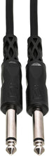 Hosa CPP-101 Interconnect Cable - 1/4-inch TS Male to 1/4-inch TS Male - 1 foot...