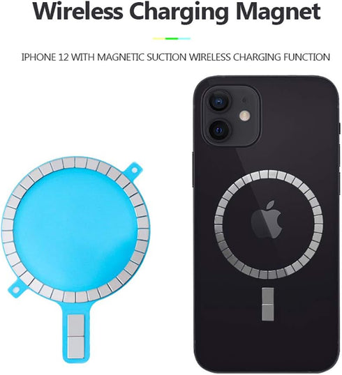 XZC Mag Safe Magnet Sticker Strong Magnetic Mag Cover Sticker for Mag Safe DIY Wireless Charging Magnet for iPhone 12 Pro Max Mini 11 Xs Xr Smartp...