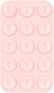 Double-Faced Silicone Suction Phone Case Adhesive Mount?Compatible with iPhone and Android Cellphone case (Chalk Pink)......