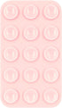 Double-Faced Silicone Suction Phone Case Adhesive Mount?Compatible with iPhone and Android Cellphone case (Chalk Pink)......