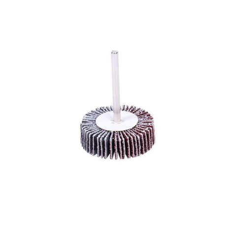 AUTOTOOLHOME 20PCS Abrasive Flap Wheel Sander 80 Grit 1/8" Shank Diameter 32mm 3/8" Thick and 1" Abrasive Sandpaper Flap Sanding Wheel Grinding He...