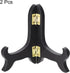 1Pc Black Wooden Plate Display Stands Picture Easel Holder Stand Decorative Wood Library Decor Display Easels Display Stands for Display Picture F...