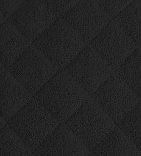 DII Basic Terry Collection Quilted 100% Cotton, Potholder, Black, 3 Piece...