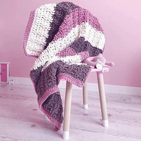 Himalaya Dolphin Baby Yarn Knitting Yarn 2 Skeins 264 Yards 2x100gram Super Bulky Baby Blanket Yarn (80303)......