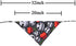 Halloween Dog Bandana Reversible Triangle Bibs Scarf Accessories for Dogs Cats Pets Large...