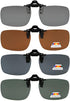 Eyekepper 4 Pack Flip-up Clip-On Sunglasses 59x39 MM Metal Wear Over Glasses...