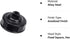 65mm 14 Flute Cup Style Oil Filter Wrench, Black, Steel...