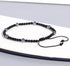 Black Agate/Terahertz Adjustable Ankle Bracelets for Women Spiritual Real Crystals Beaded Anklet Handmade Beach Foot Simple Jewelry...