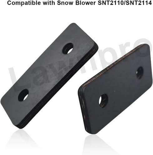 2-Pack ARP2101 Steel Auger Rubber Paddles Compatible with 21'' Snow Blower SNT2110/SNT2114, Black...