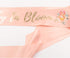 Baby in Bloom Sash & Wrist Corsage Kit - Blush Peach Baby Shower Sash Baby Shower Favors New Mom Gifts...