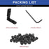 24pcs 2020 Extrusion Connector Bracket Joint Extruded Aluminum Hardware T-Slot Accessories V-Slot with Screws for 8020 Aluminum Profile 3D Printer...