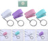 Heavy Duty Keychain 5 Pieces Mini Stapler, Tiny Office Stapler Small Keychain Staplers Hand Staplers Portable Desktop Stapler for Office Stapler D...