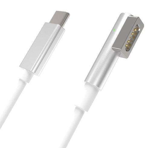 AJJ USB C to 1-Generation Magnetic Charging Cable 60W L-Tip Magnetic Head compatible with Macbook Air Pro 2006-2012...