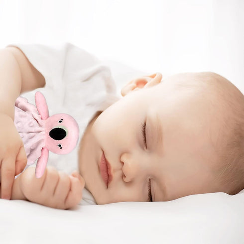 Baby Pink Flamingo Soft Stuffed Animal Security Blanket, Plush Flamingo Character Lovey Blanket, Baby Shower/Nursery Gift, Cuddly Newborn, Infant,...