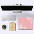 Cute Pink Mouse Pad, Floral Flowers Mouse Pad, Sakura Cherry Blossom Mousepad, Japanese Aesthetic Desk Decor, Anti Slip Rubber Base Mice pad for C...