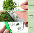Herb Stripper, Jiaedge Green 9 holes Stainless Steel Kitchen Herbs Leaf Stripping Tool, Metal Herb Peeler for Kale, Collard Greens, Thyme, Basil, ...