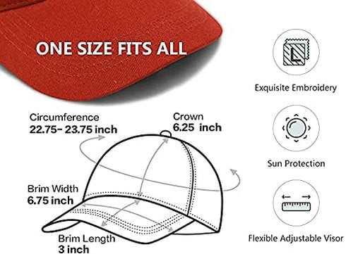 Make America Great Again Hat, 2024 Trump Cotton MAGA Baseball Cap Red...